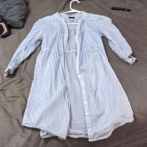 Dress/long fitted button up dress